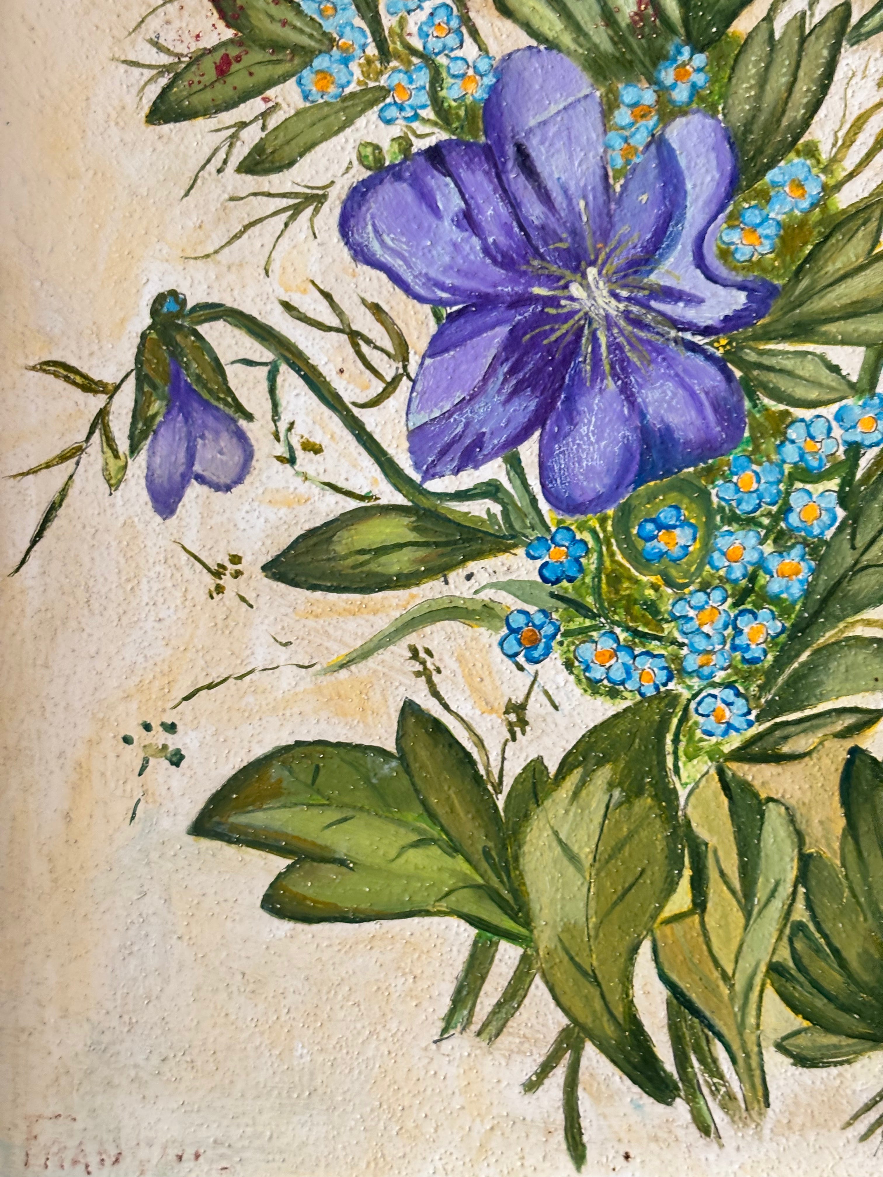 Purple and Blue Flowers