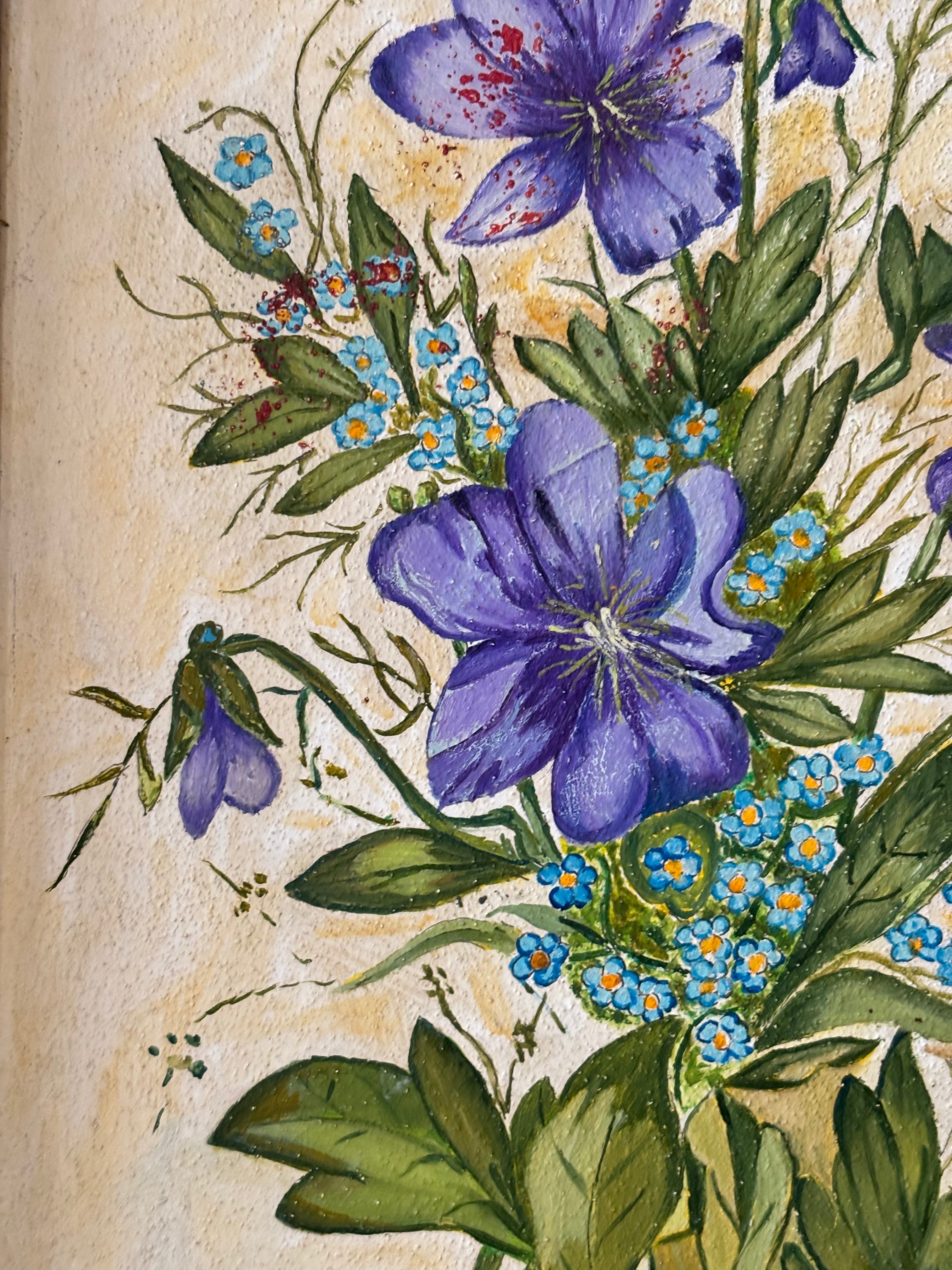 Purple and Blue Flowers