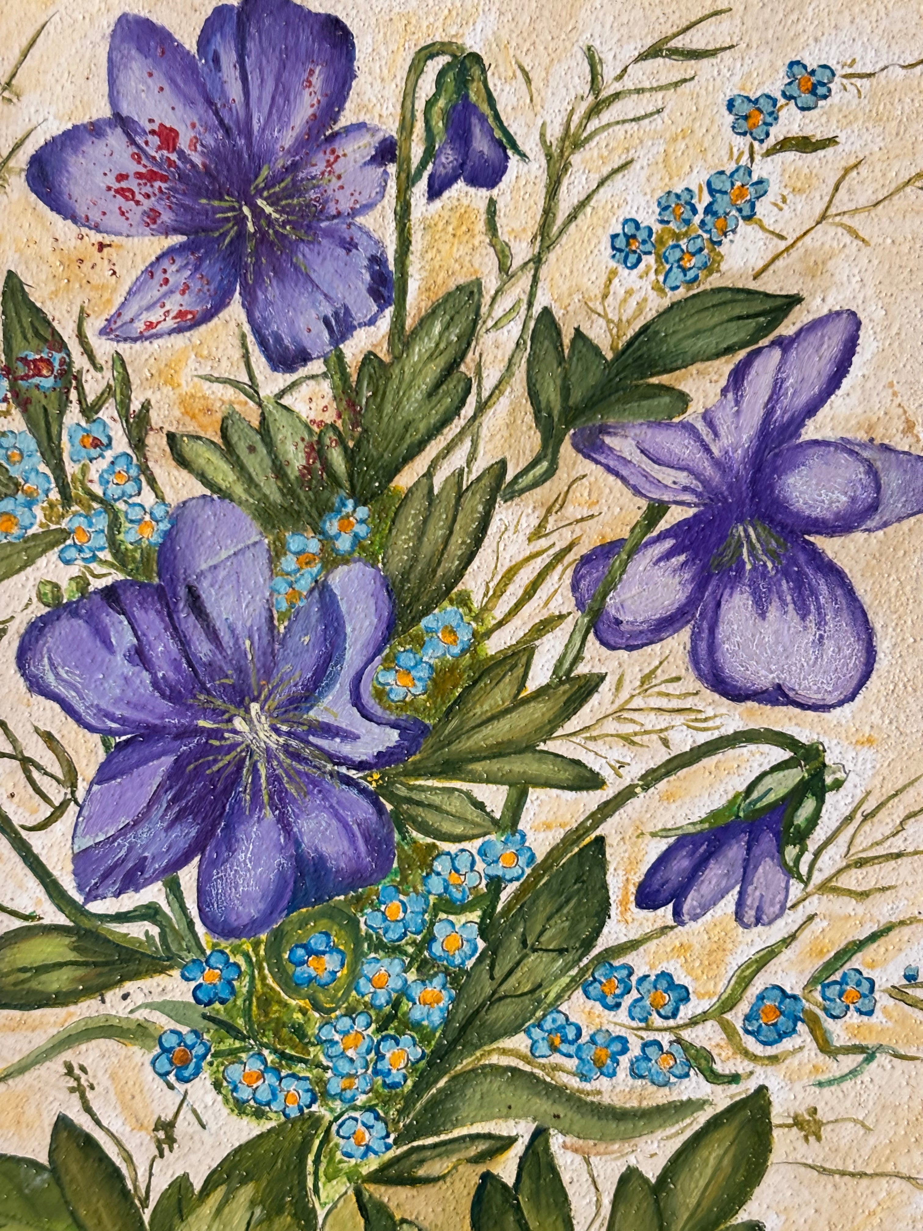 Purple and Blue Flowers