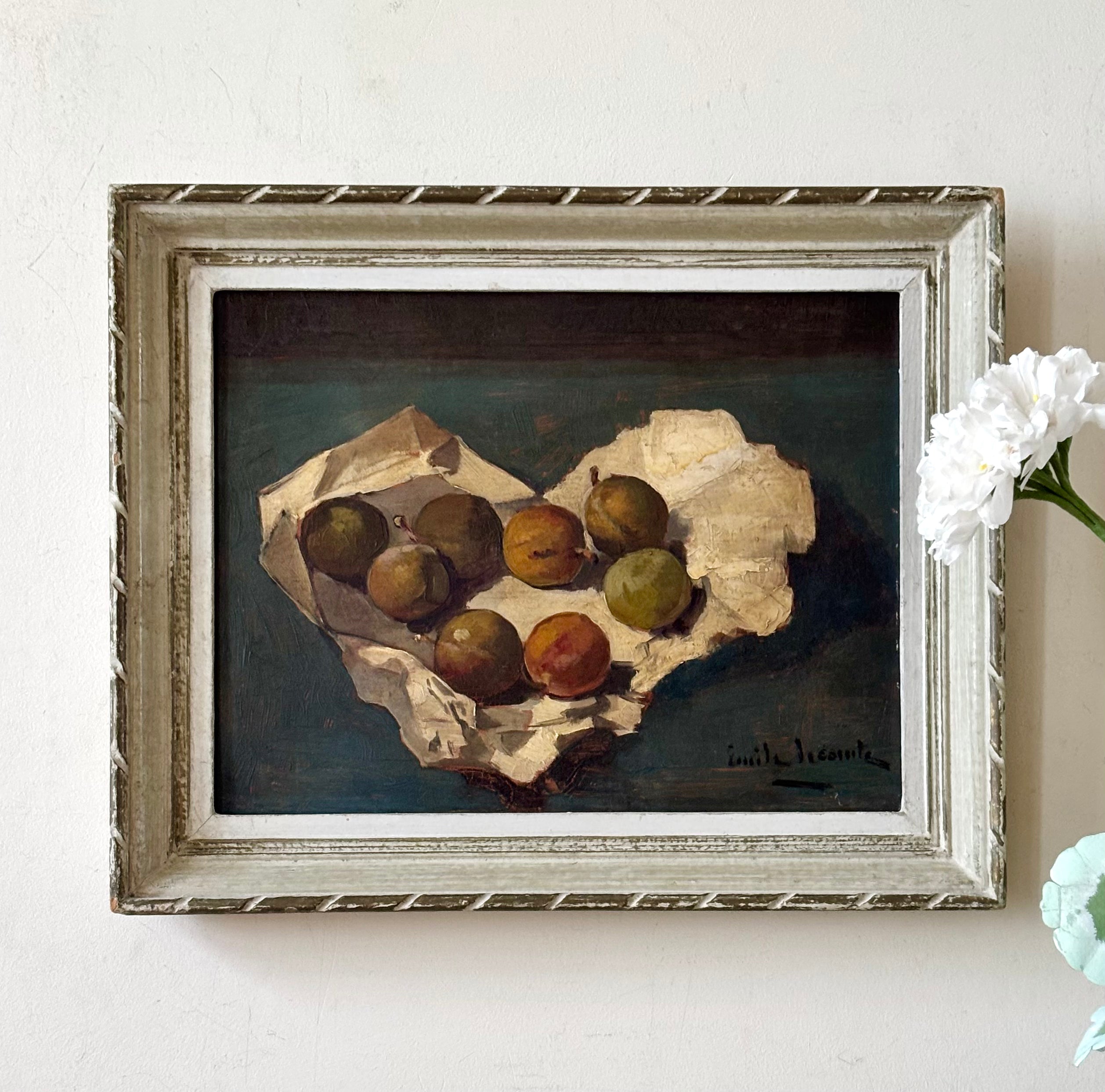 Still Life with Plums