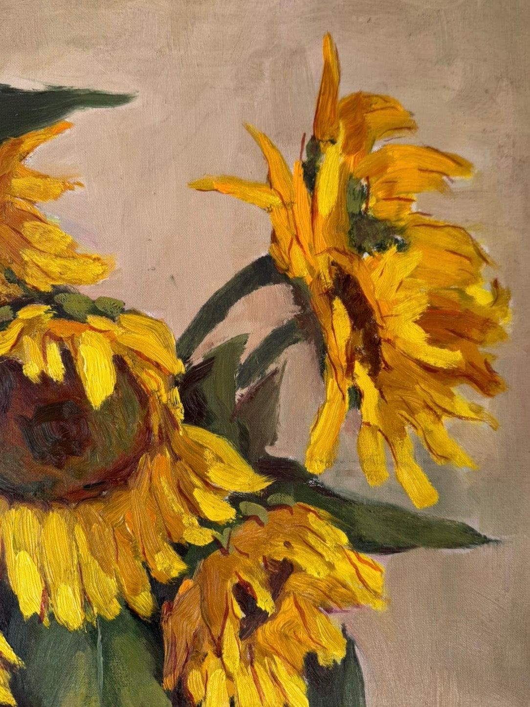 Sunflowers in a Clay Jug