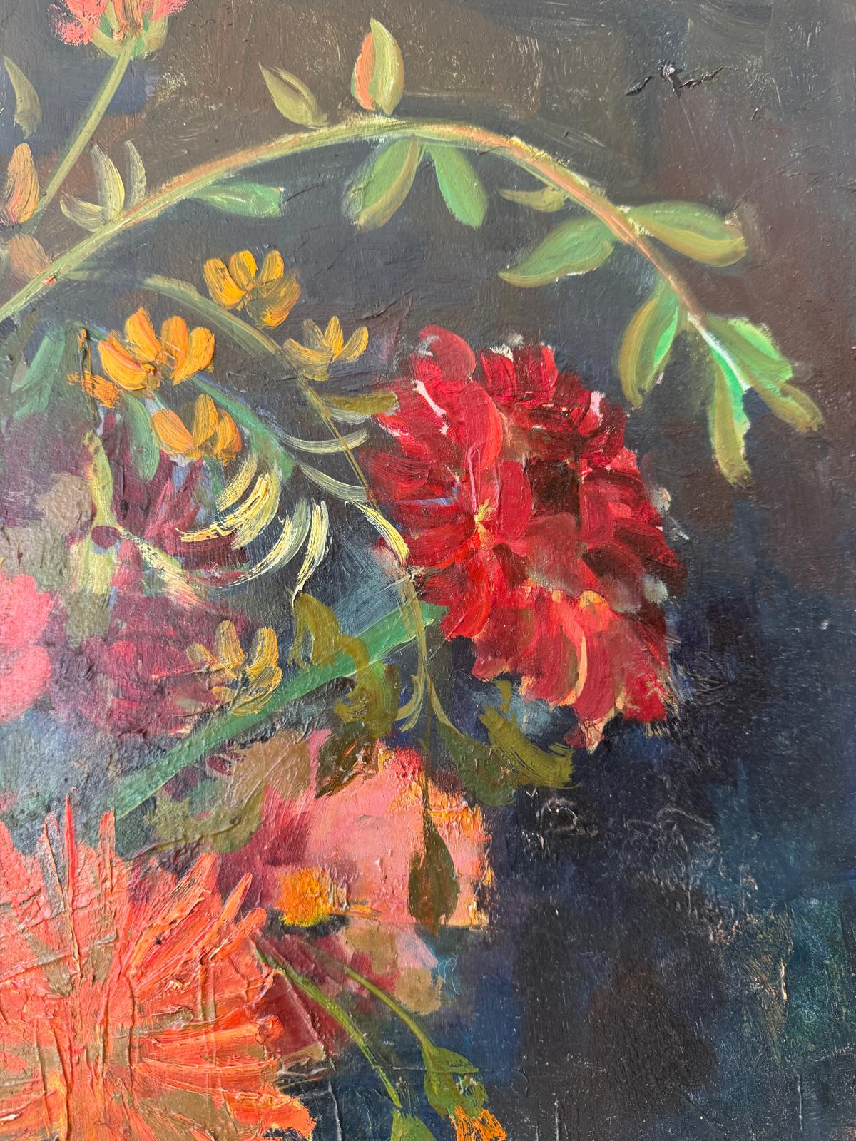 Red Dahlias