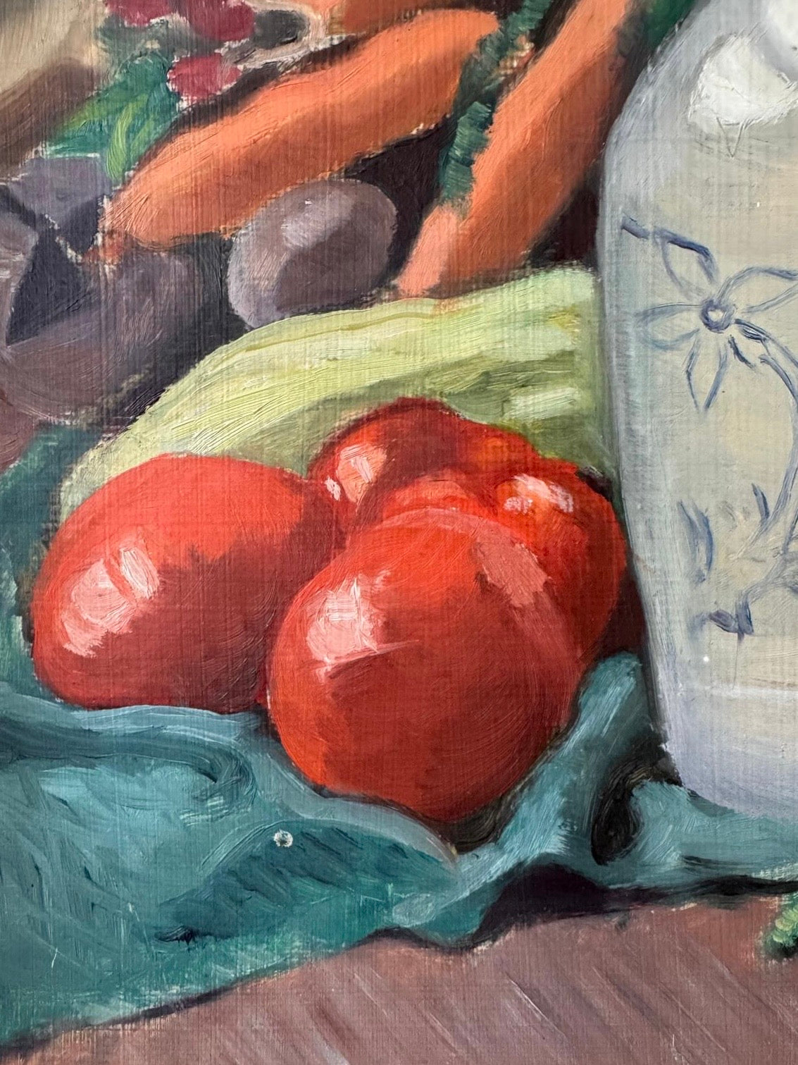 Kitchen Still Life with Carrots