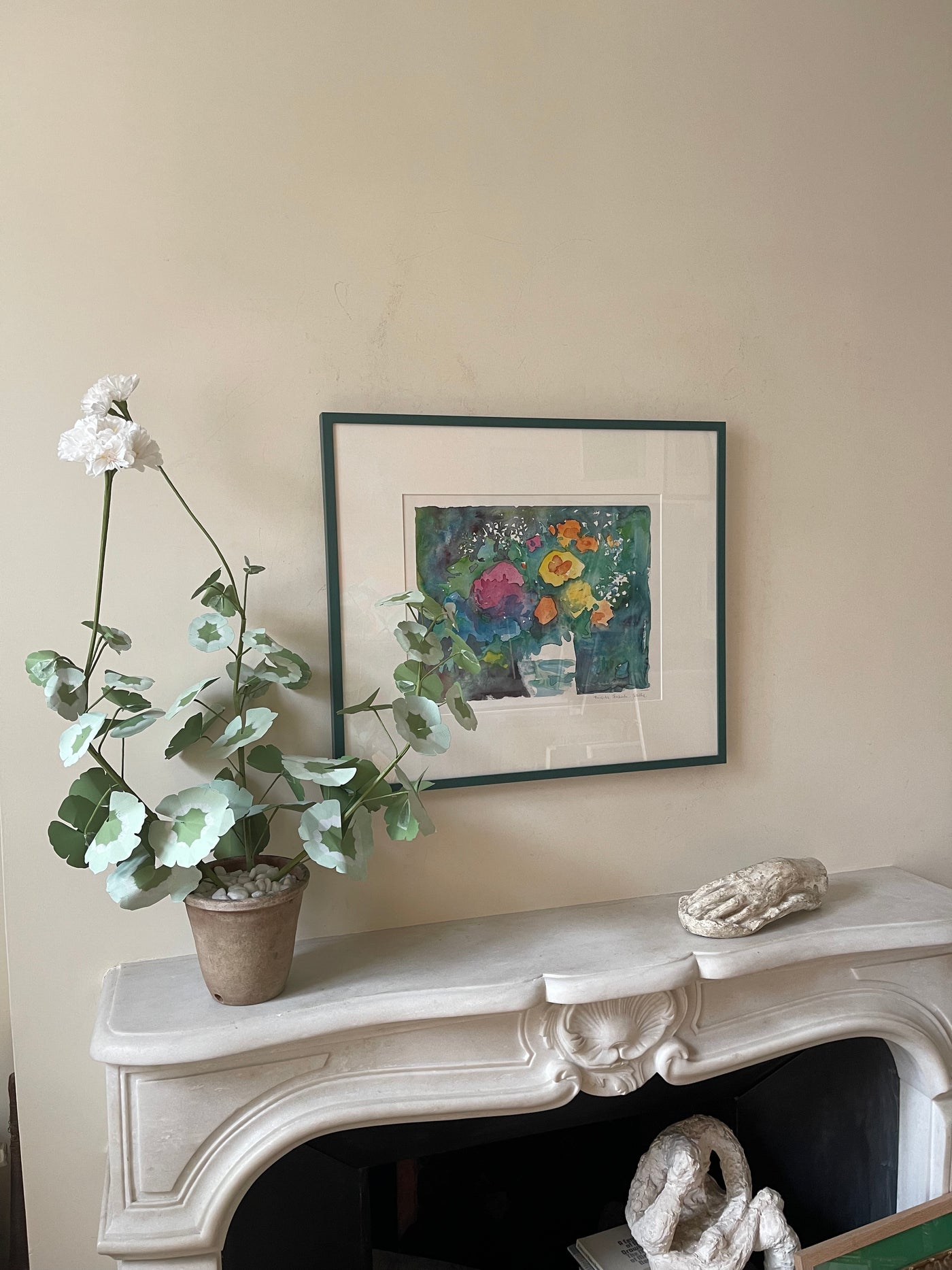 Bright Flower Lithograph